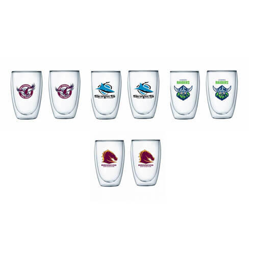 NRL Double Wall Glasses (Set of 2)