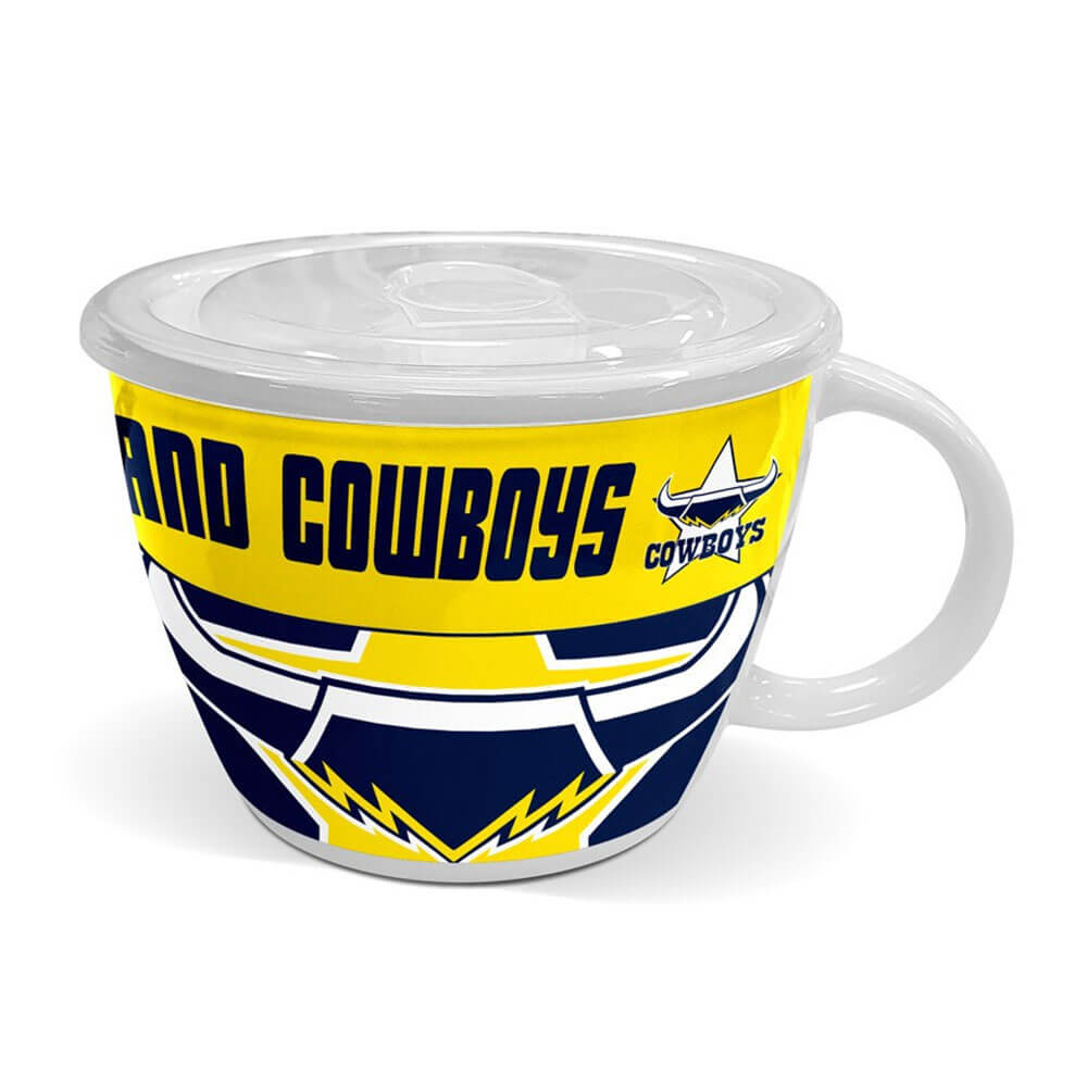 Taza de sopa NRL con tapa