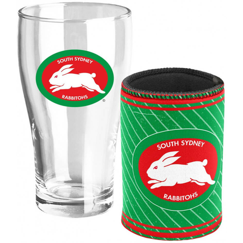  NRL Heritage Pint-Glas und Dosenkühler