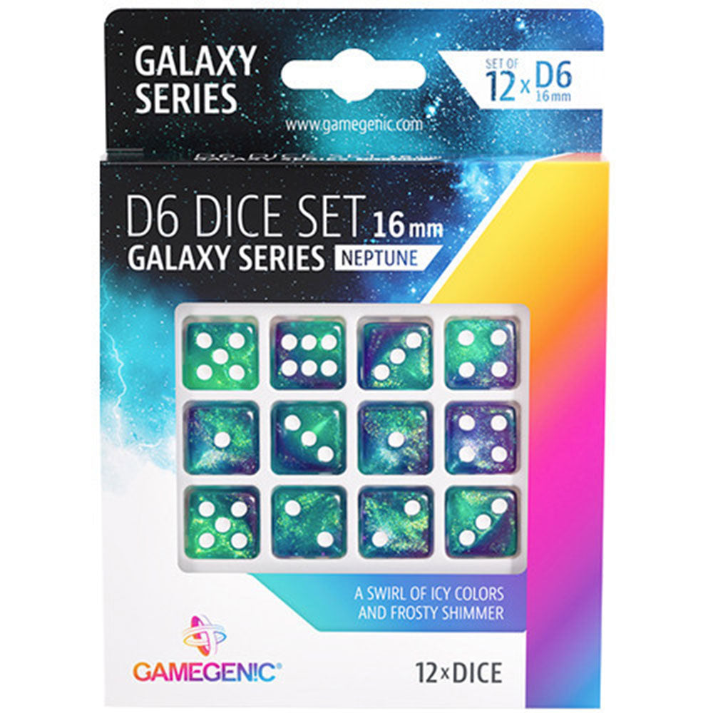 GameGenic Galaxy Series D6 Zestaw 16 mm (12 pne)