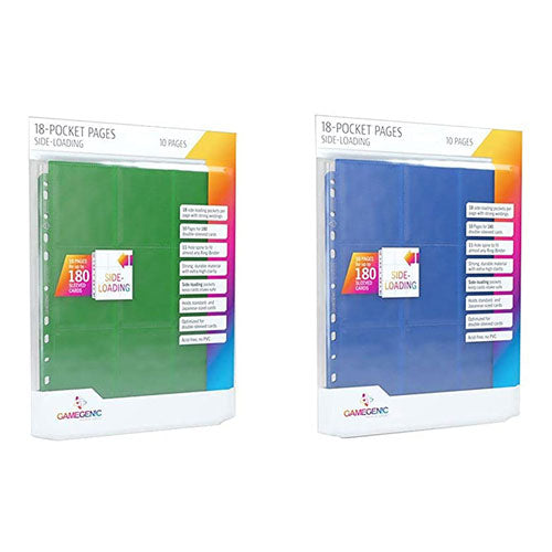 Gamegenic Sideloading 18-Pocket Pages 10pcs