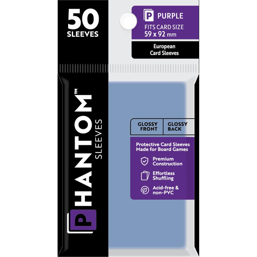 Purple Phantom Sleeves 50pcs (59x92mm)