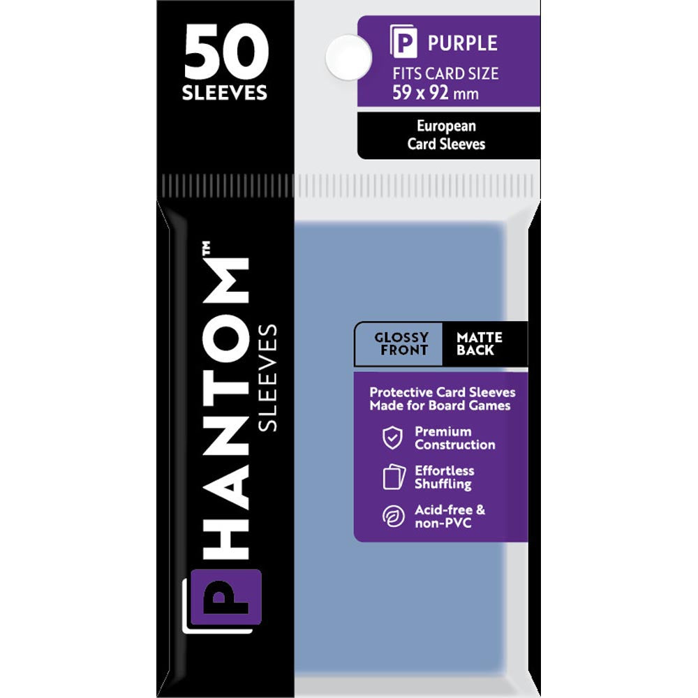 Purple Phantom Sleeves 50pcs (59x92mm)