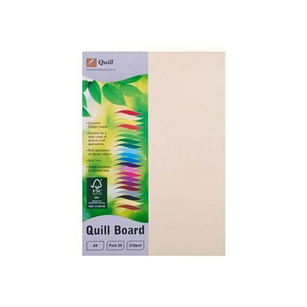 Cardboard A4 (50pk) Quill A4 (50pk)