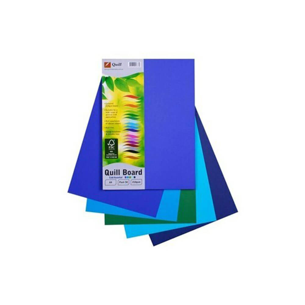 Quill Cardboard A4 (50 pk)