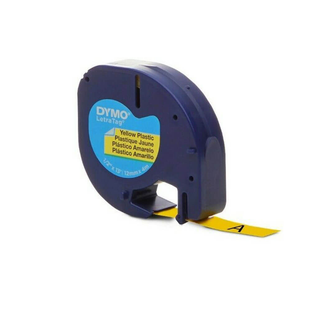 Dymo letra-tag tape label plastic