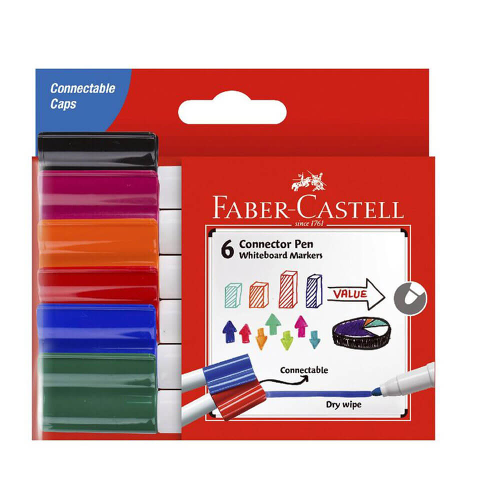 Marqueurs de tableau blanc du connecteur Faber-Castell