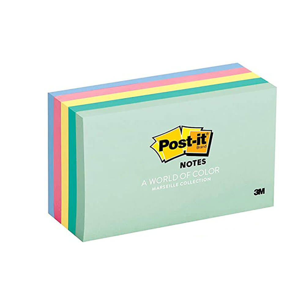 Post-it Notes 73x123mm Assortered (5pk)