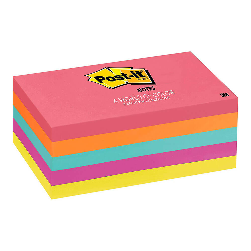 Notas post-it 73x123mm variado (5pk)