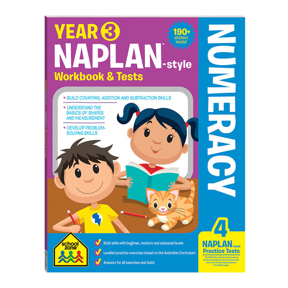 Schoolzone Naplan Jaar 3 Workbook and Tests