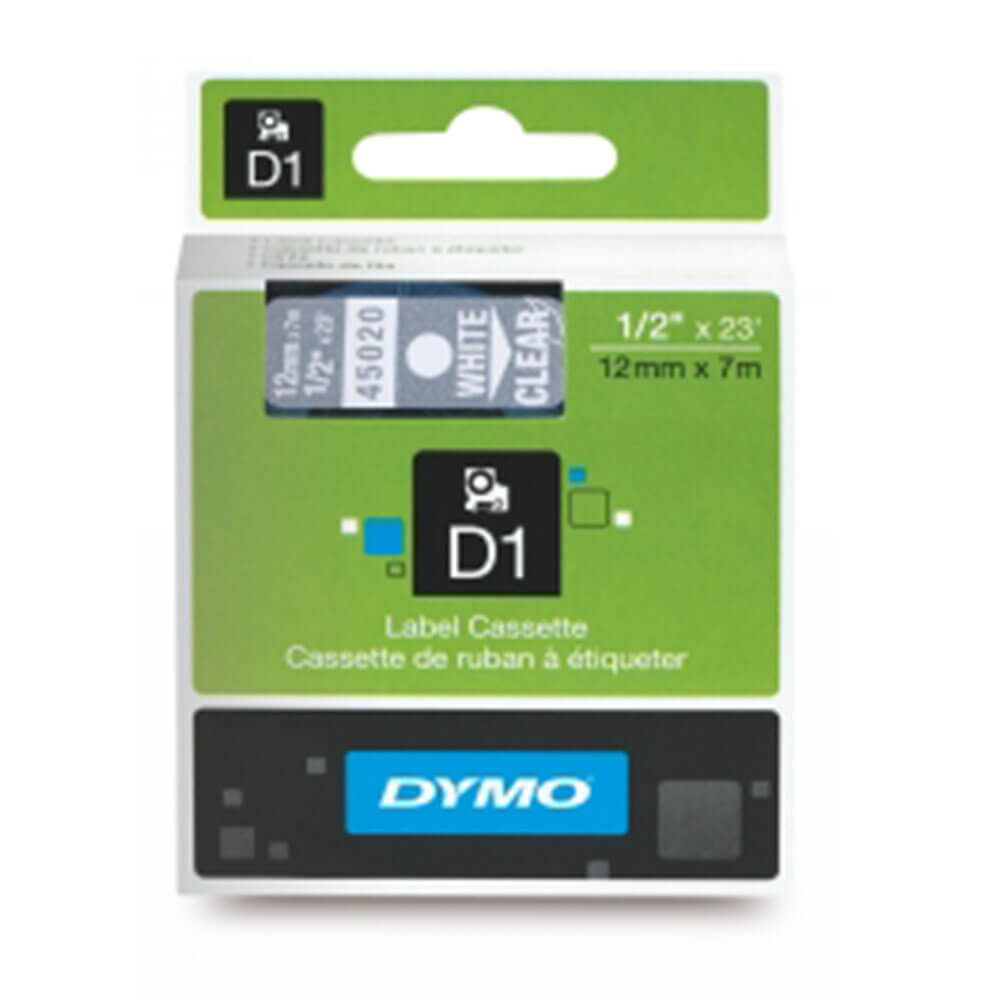 Dymo D1 Klebebandetikett 12 mm x 7 m