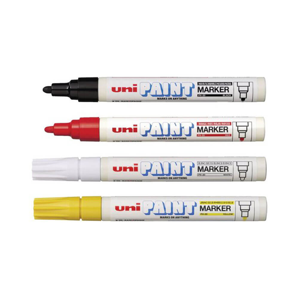 Marqueur de peinture uni (4pk)