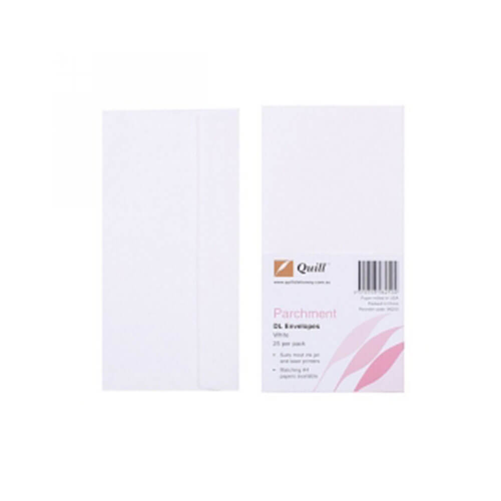 Quill Parchment -kuvert DL (25PK)