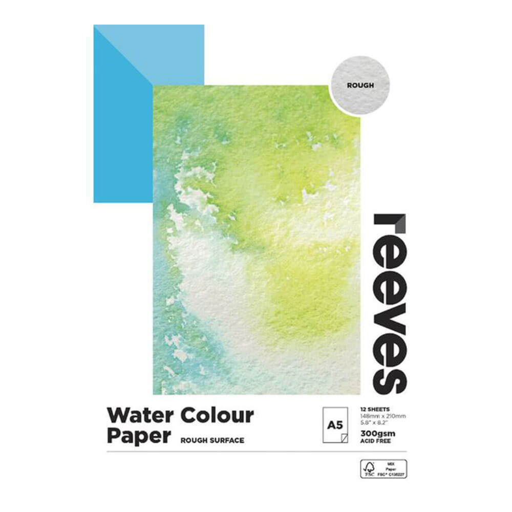 Reeves Capholor Rough Paper 300GSM (12 arkuszy)