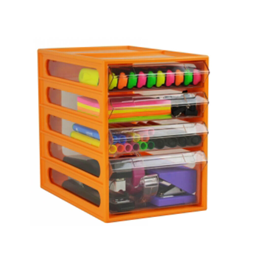 Italplast 4 Drawer Office Organiser