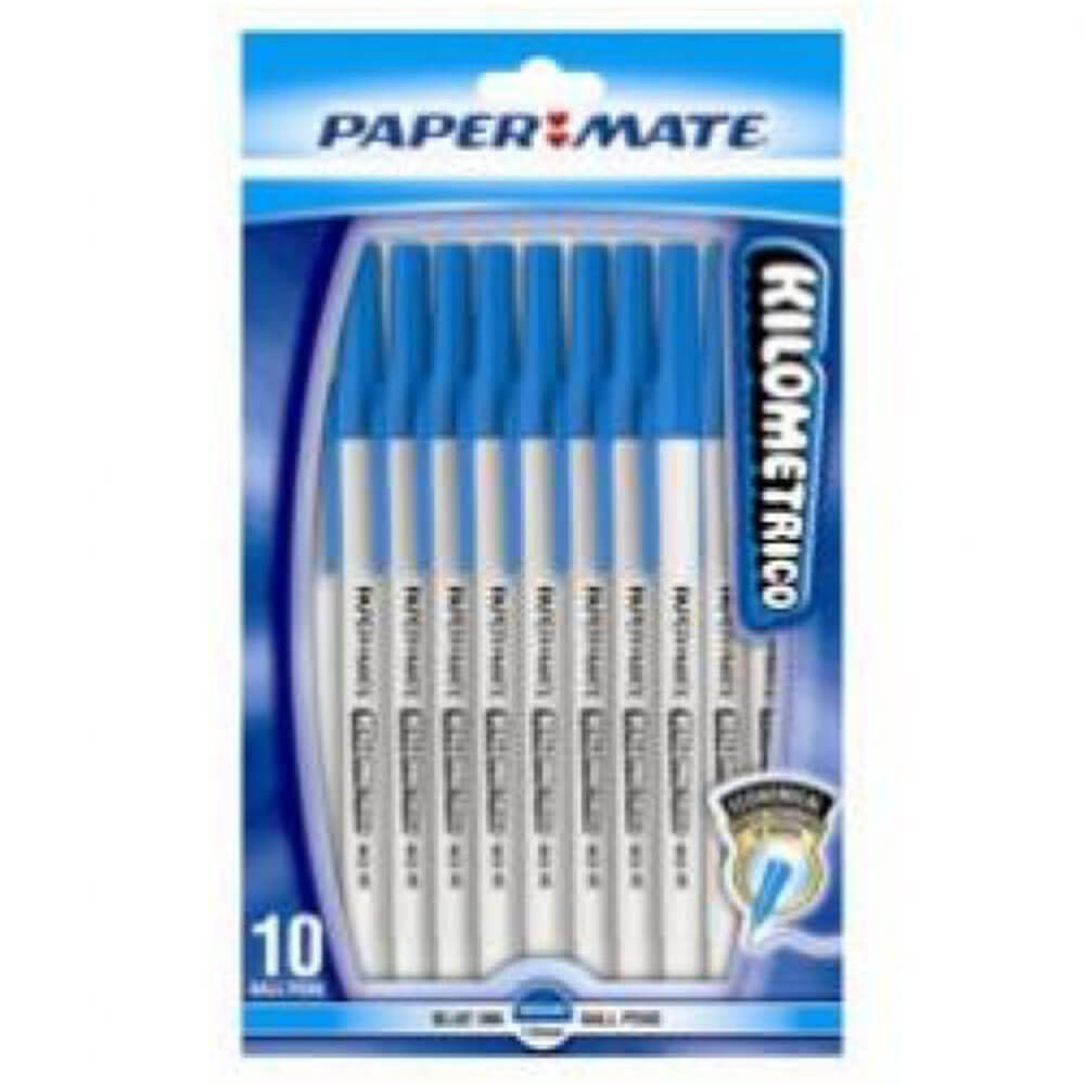 Paper Mate Kilometrico Ballpoint Pen (azul medio)