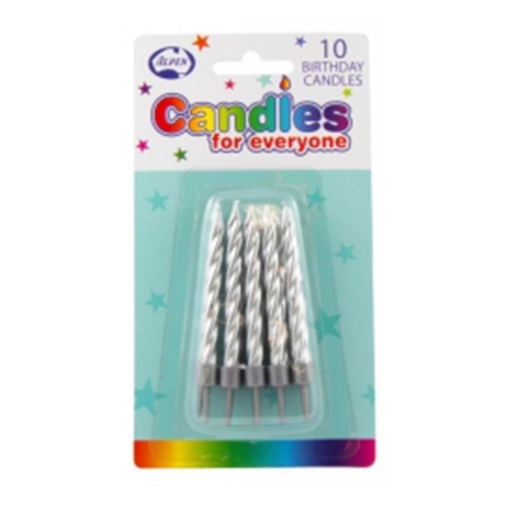 Alpen Spiral Birthday Candles 10 stcs