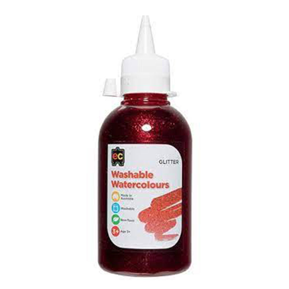 EC Washable Glitter akvarellfärg 250 ml