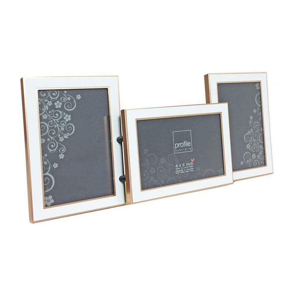 Frame di foto eterna in oro bianco/rosa Multi (4x6in)