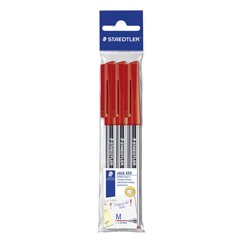 Staedtler Ballpoint Medium Pen Stick w Poly Torebka