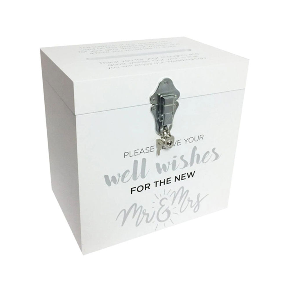 Desejando Well Money Box (branco/prata/preto)