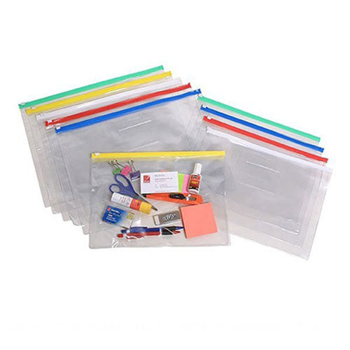 Marbig Transparent Data Case Envelope with Ziplock