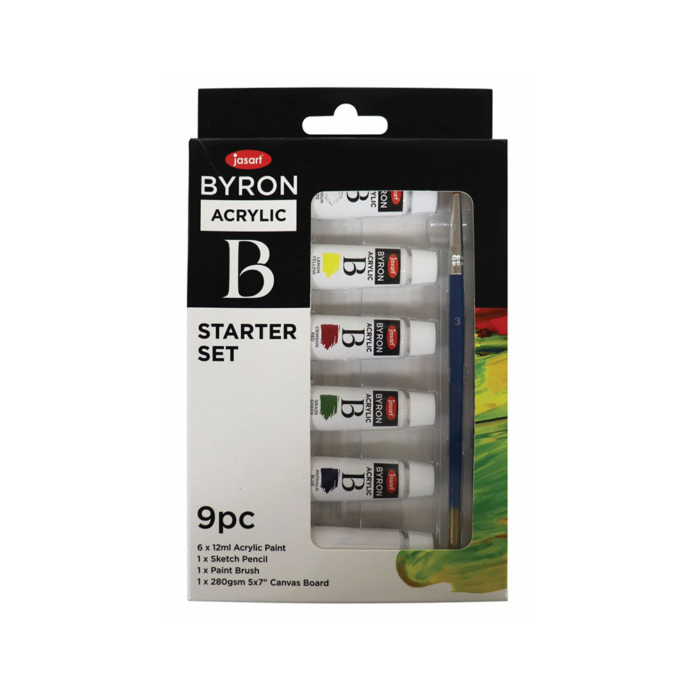 Jasart Byron Byron Paint Starter Set (paquete de 9)