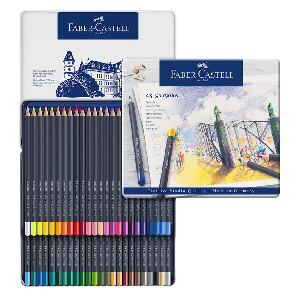 Faber-castell Goldfaber color Pencil in tin