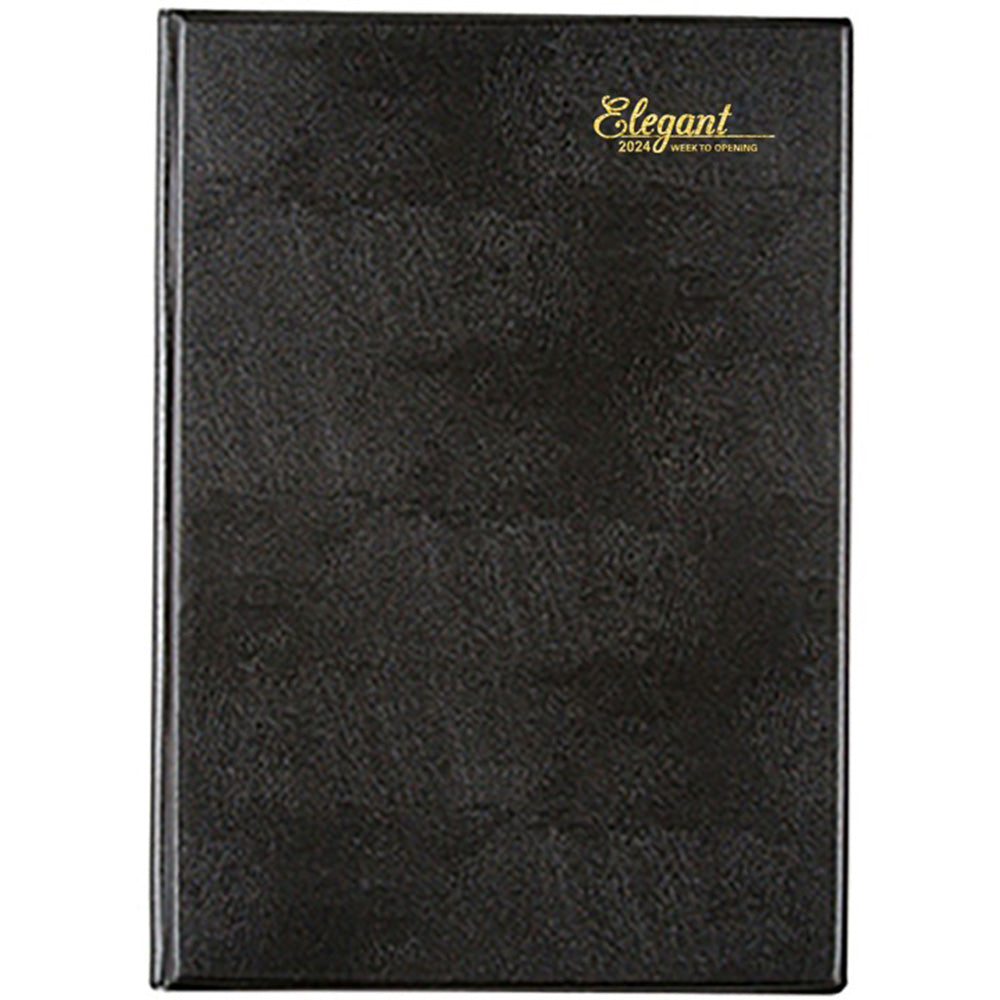 Cumberland Elegant A4 2024 Diary (svart)