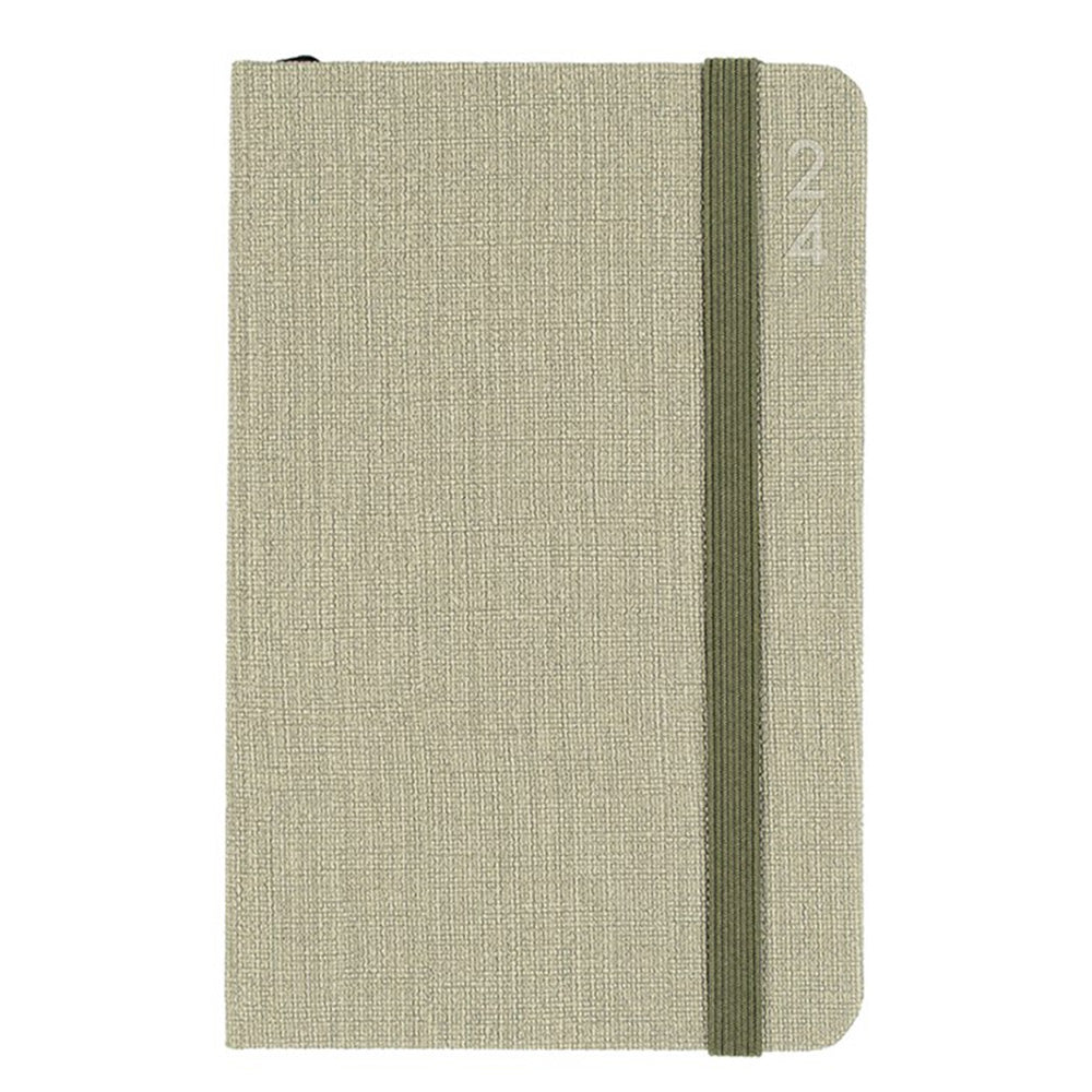 Designer getextureerde stof WTV 2024 Pocket Diary