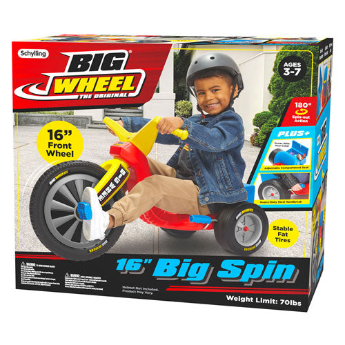 Big Wheel Deluxe Big Spin 16" Ride-On Tricycle