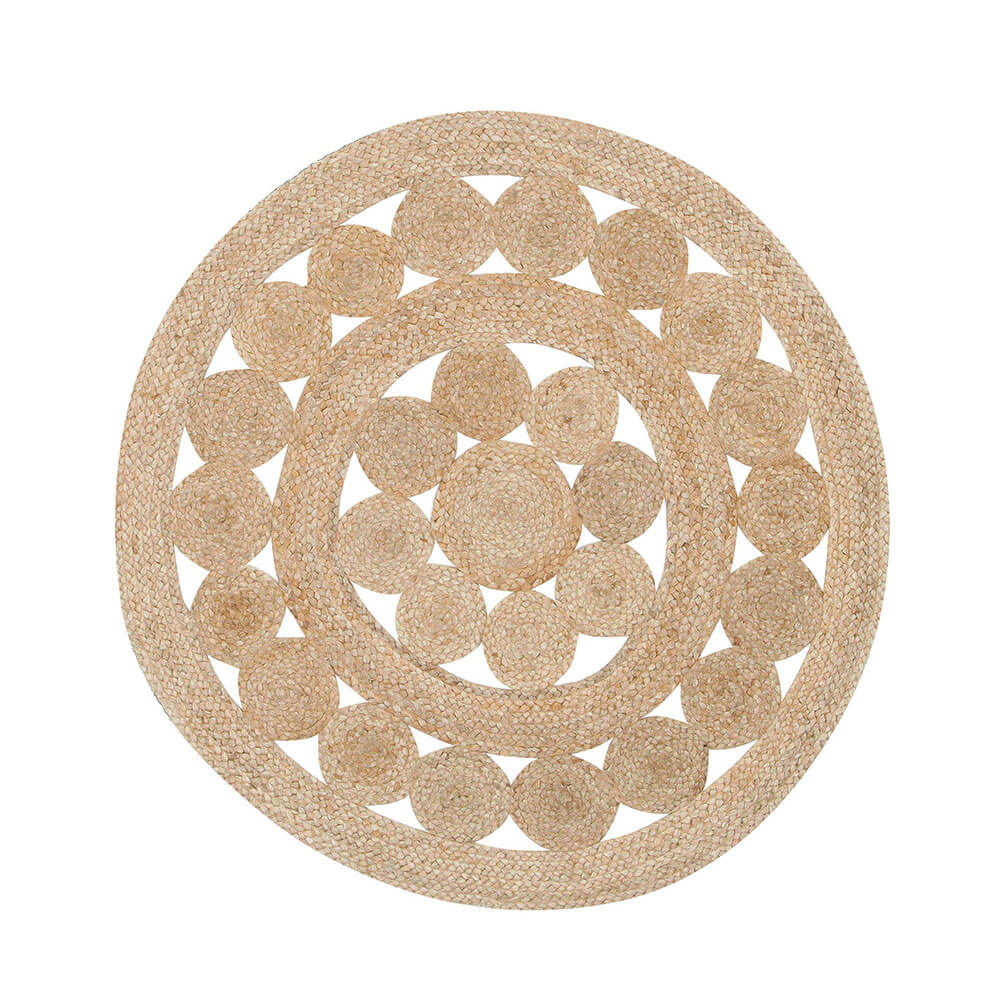 Karakorum Jute Round Rug 150cm