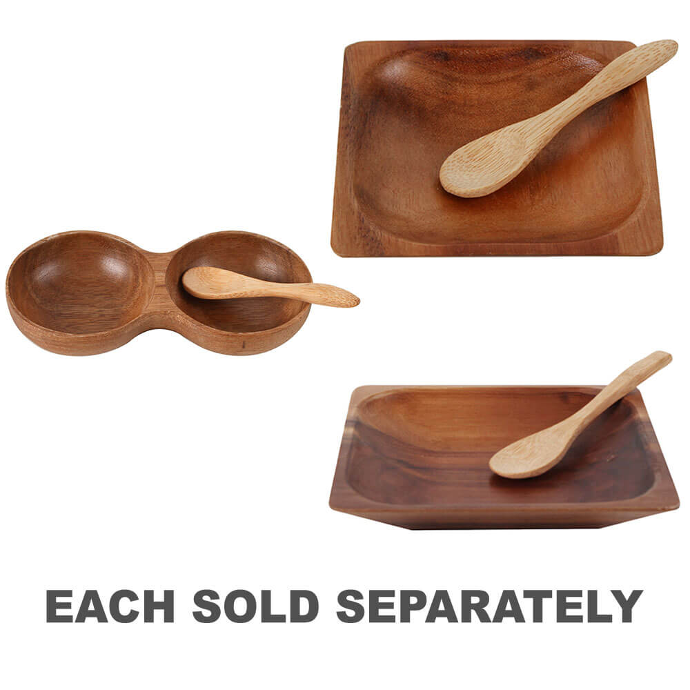 Antonine Acacia Wood Bowl and Spoon