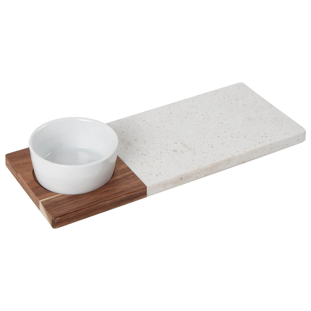 Bellance Wood and Terrazzo Serving Board