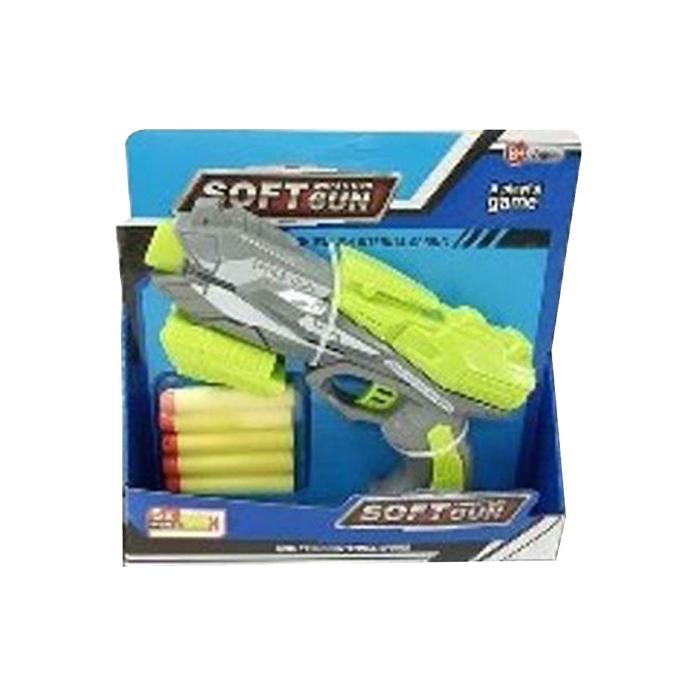 Eva Foam Bullet Gun in Box (22x22x5cm)