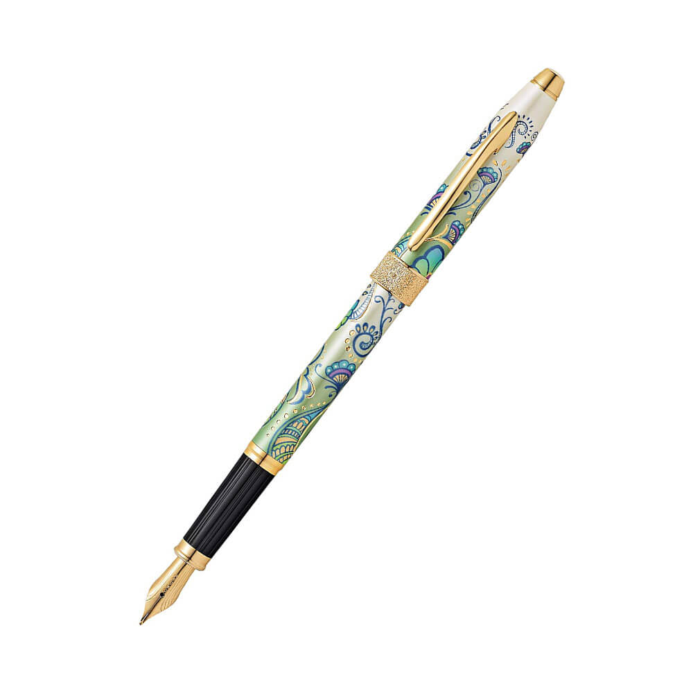 Botanica Green Daylily 23ct Gold Plated Pen