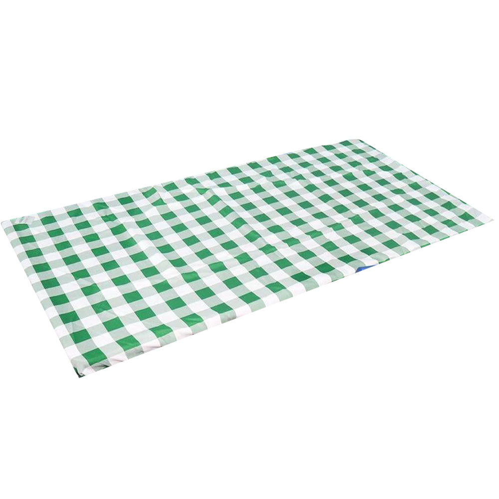 Rechteckige wasserfeste Tischdecke mit Gingham-Muster (120 x 90 cm)