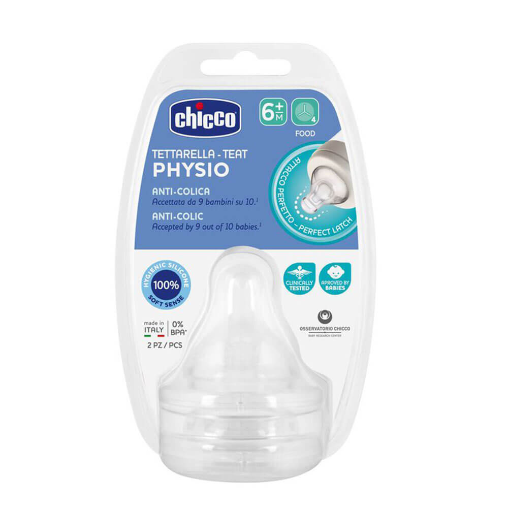 Chicco Perfect5 TEAT Silicon Anti-Cólico 2 PC