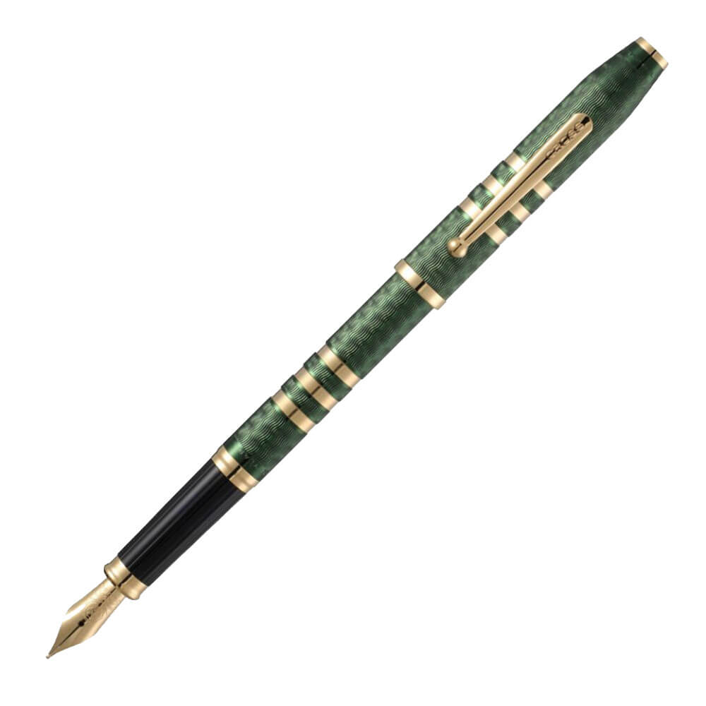 175th Century II +23CT Fountain Pen (Green Lacquer)