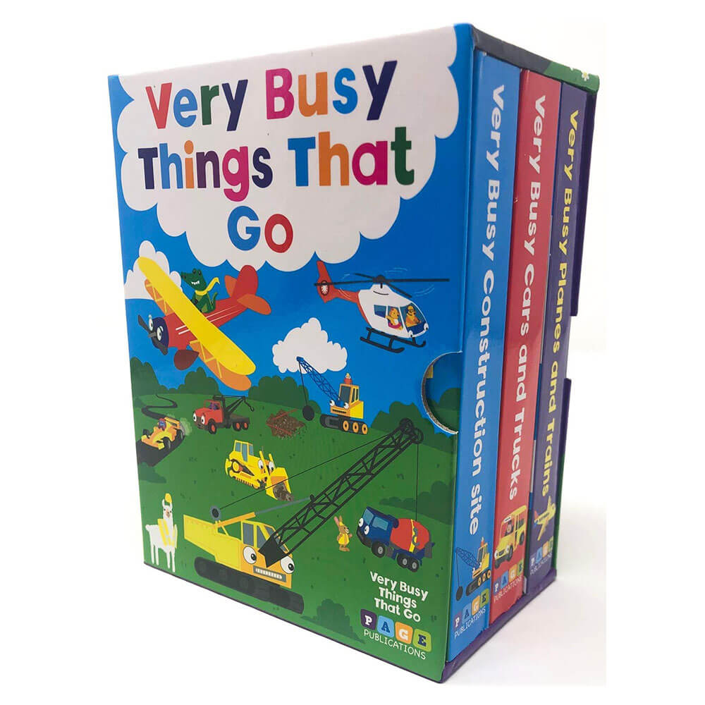 Very Busy Things That Go Early Learning Book