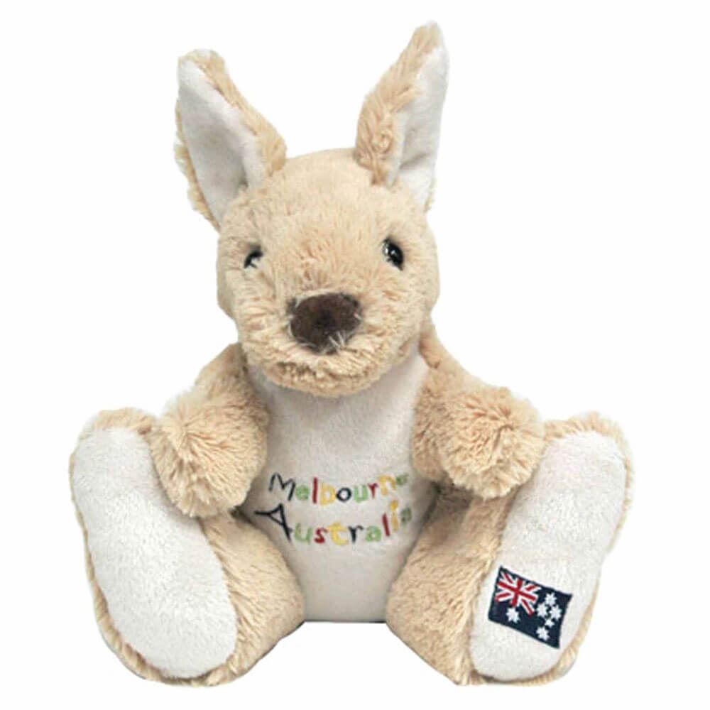 20 cm Kangaroo Plush m/ broderi