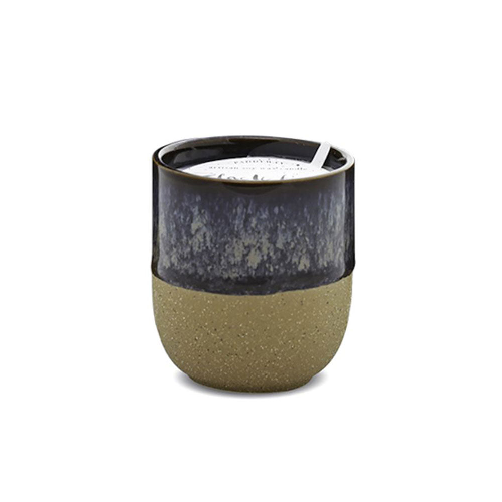 Kin Black Fig & Rose Candle in Ceramic (zwart)