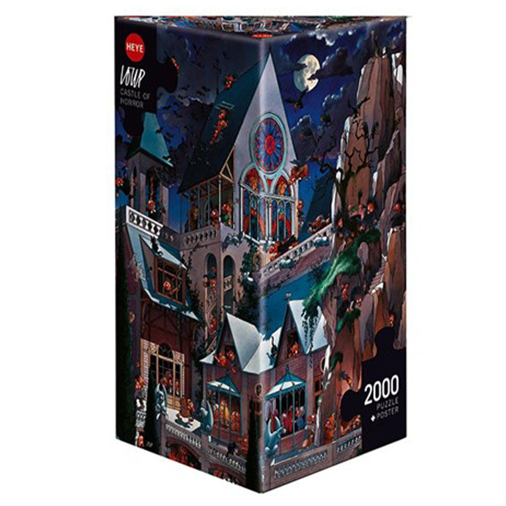 Heae Loup Triangular Jigsaw Puzzle 2000PCS