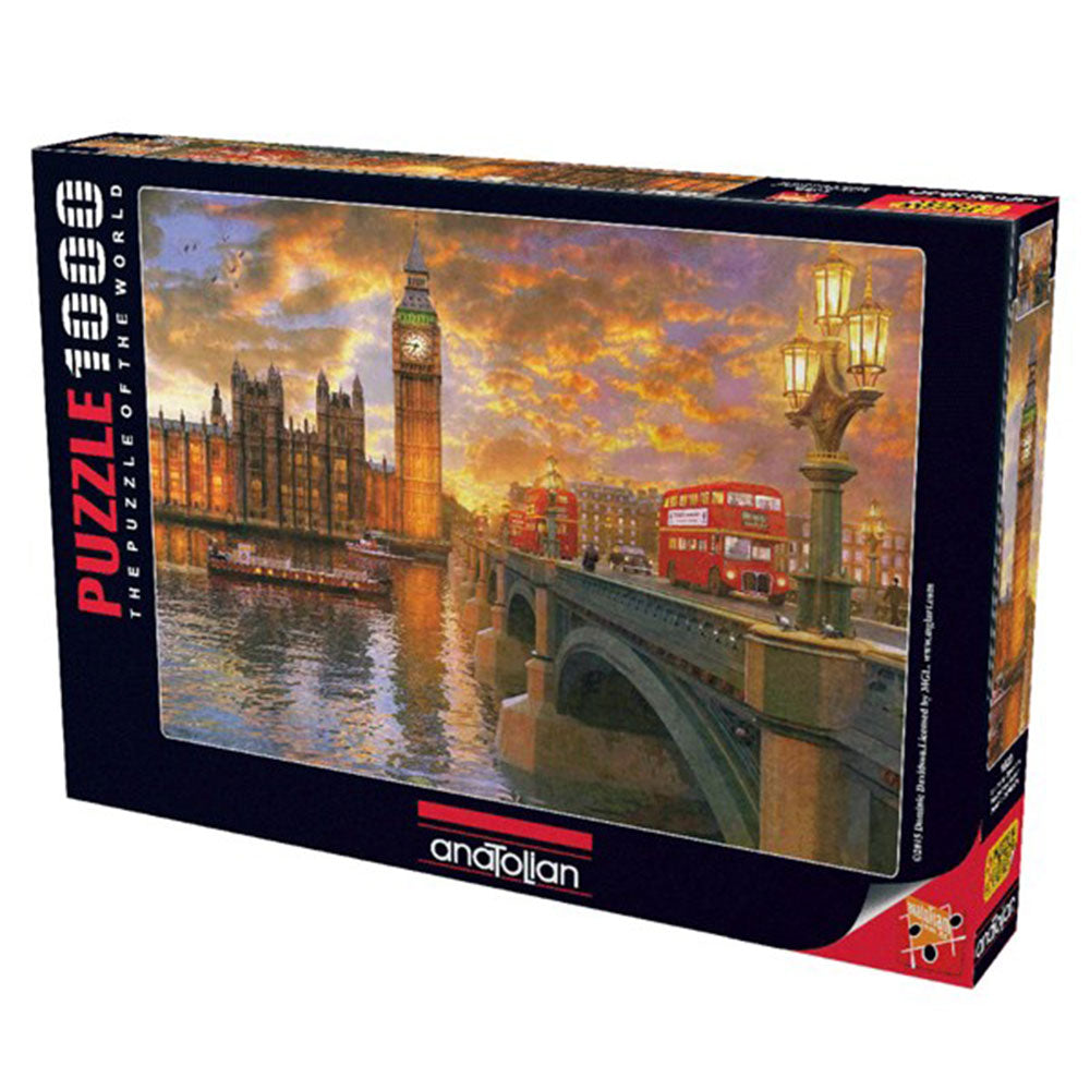 Anatolian Westminster Sunset Jigsaw Puzzle 1000pcs