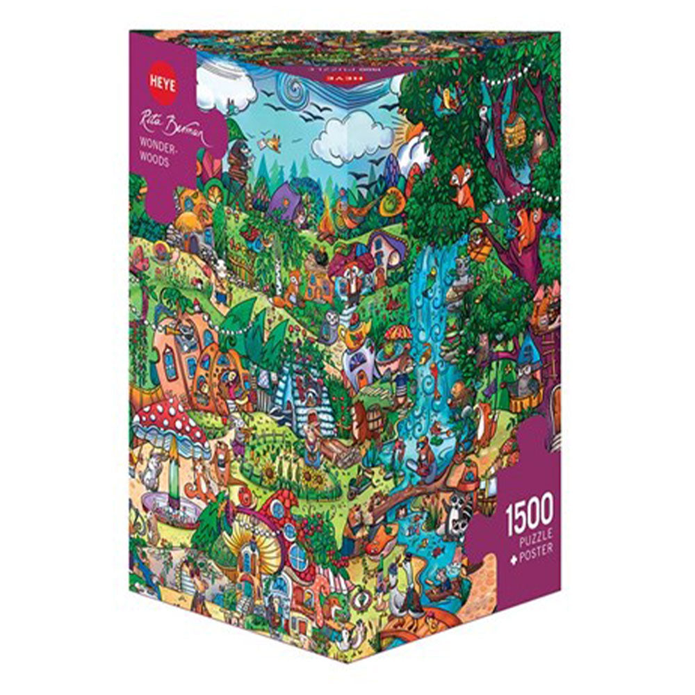 Heye driehoekige puzzel puzzel 1500 stcs