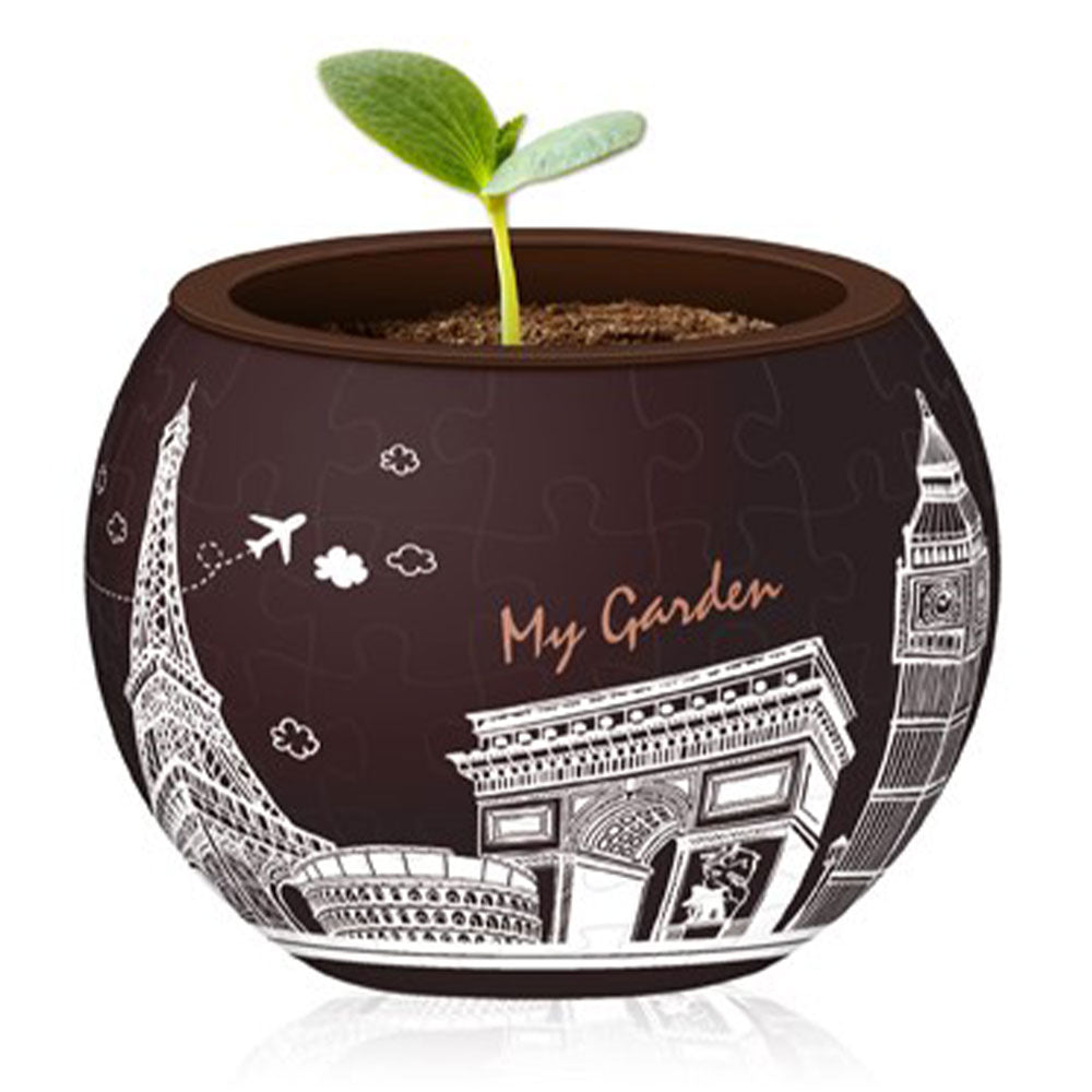 Pintoo Flowerpot 3Dジグソーパズル80pcs