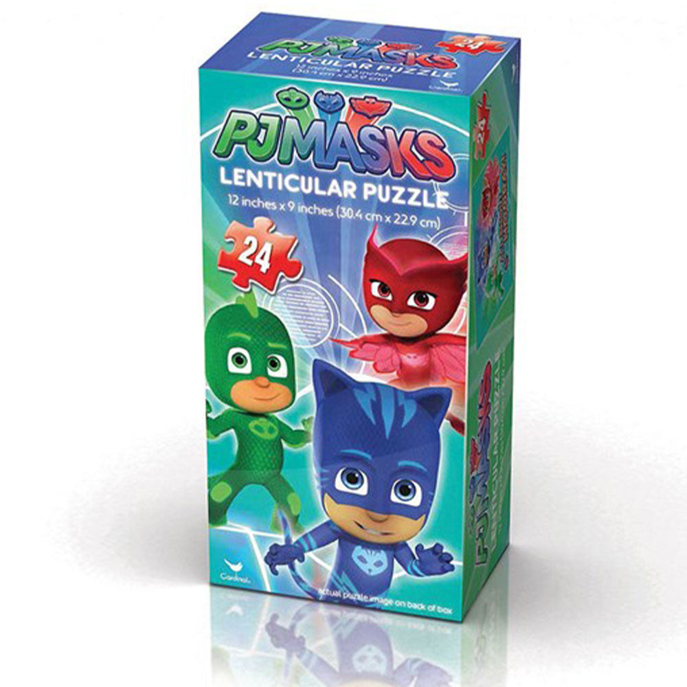 PJ Masks Lenticular Tower Box Puzzle 24pcs (12x9in)