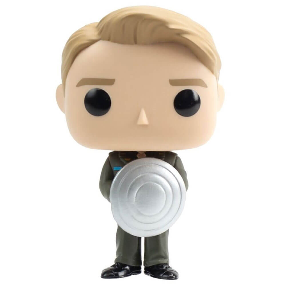 Captain America with Prototype Shield Metallic Pop! Vinyl