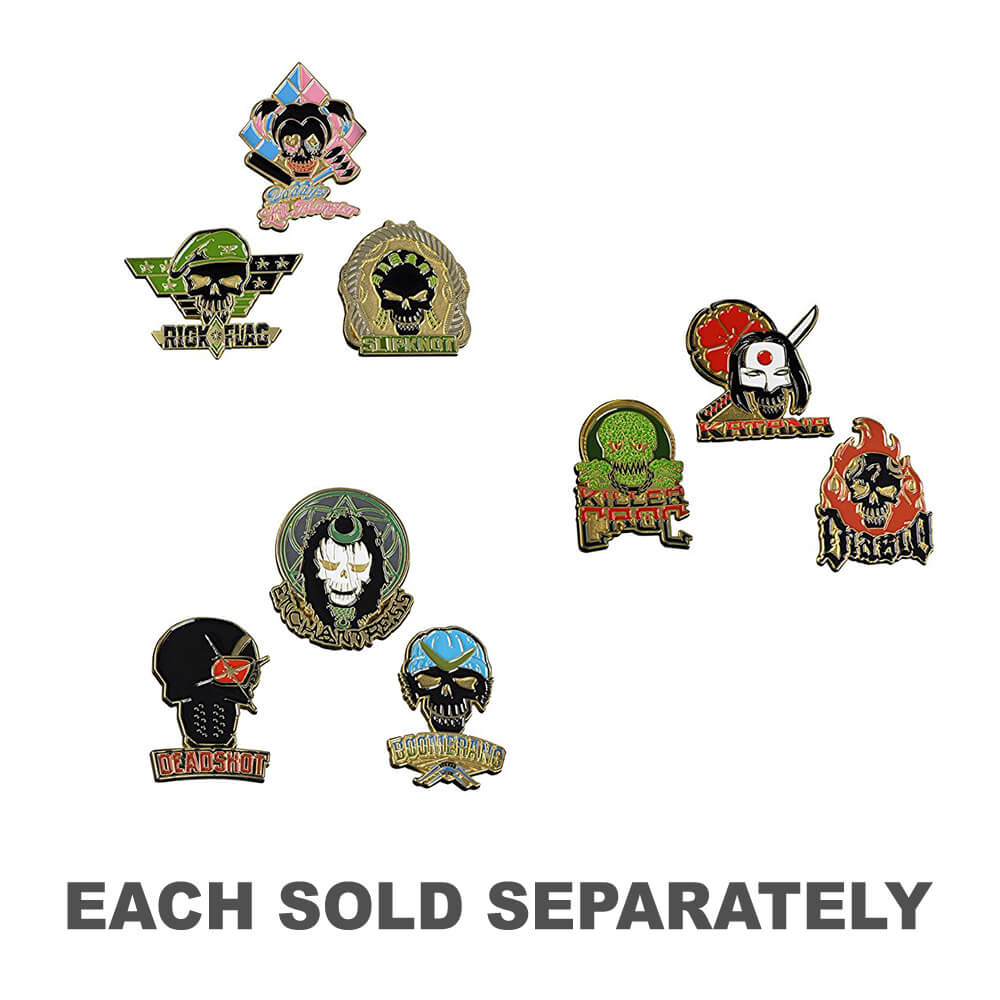 Suicide Squad Lapel Pin Set