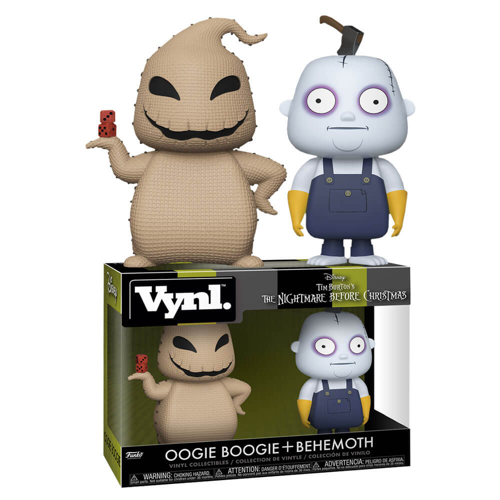 The Nightmare Before Christmas Oogie Boogie & Behemoth Vynl.